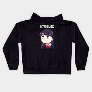 Komi Can't Communicate - intrigued Kids Hoodie